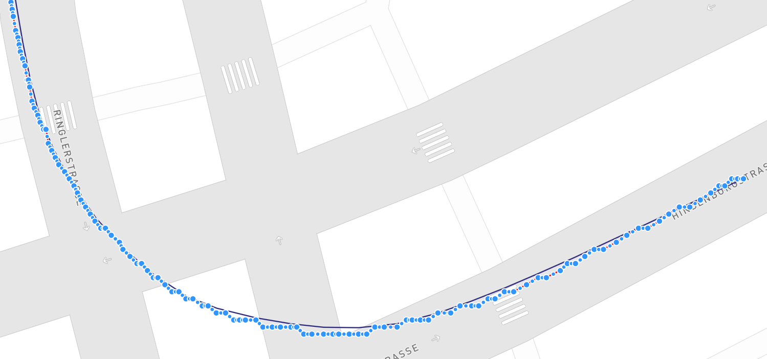 Trajectory Trace Smoothing – geglättete Trajektorienvisualisierung ohne Rohdatenänderung